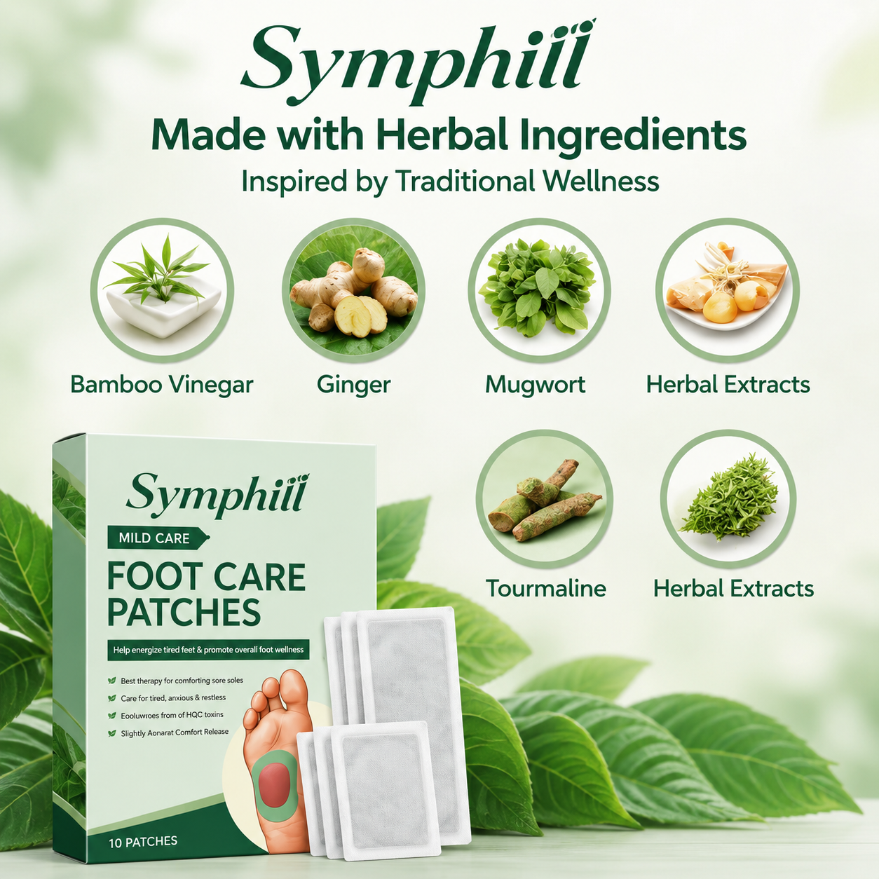 Easy Well Detox Foot Patches (Pack of 10) BUY 1 GET 1 FREE