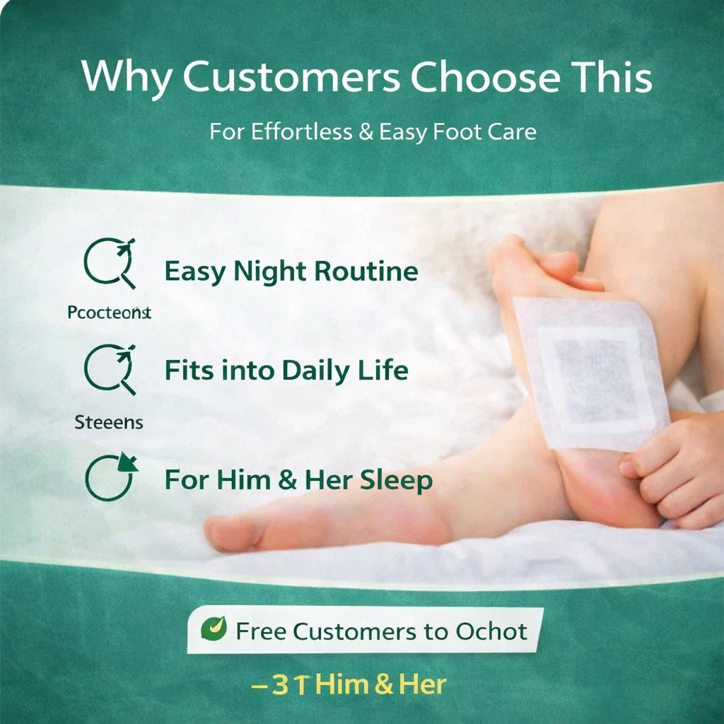 Easy Well Detox Foot Patches (Pack of 10) BUY 1 GET 1 FREE